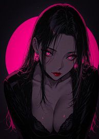 Anime Girl Retro Style