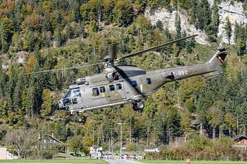 Zwitserse Aerospatiale AS332M1 Super Puma (T-332). van Jaap van den Berg