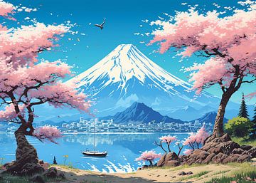 Mountain Fuji by Dung Nguyen Van