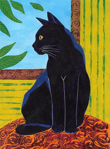 BlackCat _ 2 by Lucienne van Leijen