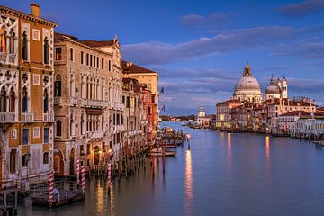 Zonsondergang in Venetië van Michael Abid