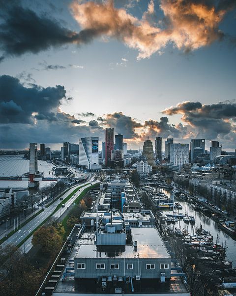 Skyline Rotterdam avec ses bâtiments emblématiques par MAT Fotografie
