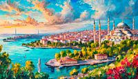 Painting of Istanbul City