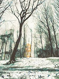 Erinnerung an den Wald von Lombok in winterlicher Pracht