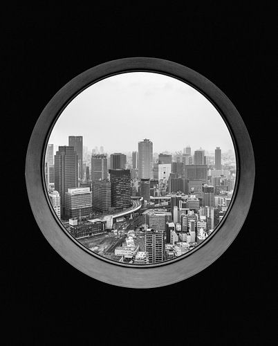 Uitzicht over Osaka