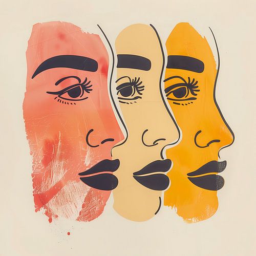 Three faces