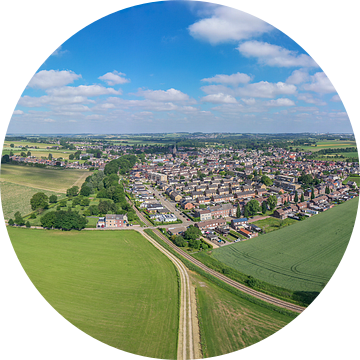 Luchtpanorama van Bocholtz in Zuid-Limburg