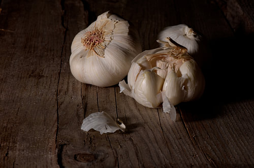Stimmungsfoto von Knoblauch