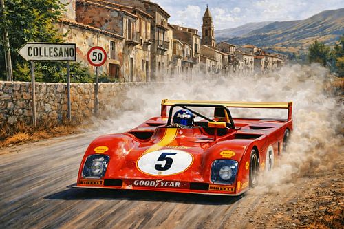 Jacky Ickx in de 312PB – Targa Florio 1973