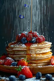 Pancakes - Stylish kitchen poster by Poster Art Shop