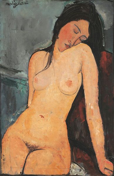 Weiblicher Akt, Amedeo Modigliani von Meisterhafte Meister