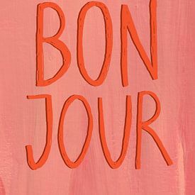 Bonjour Typographie sur HelloHappylife
