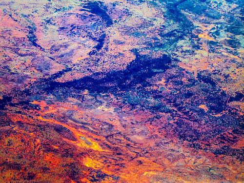 Red Centre from the air, Outback, Australia