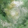 Abstract Painting - Green with Circular Movement by Joriali Abstract