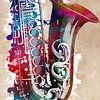 saxofoon #saxofoon #muziek van JBJart Justyna Jaszke