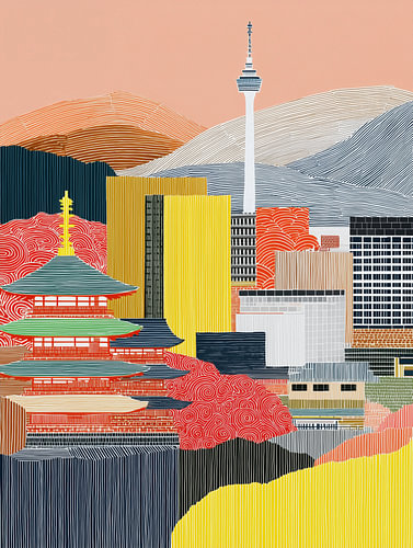 Tokyo in lines