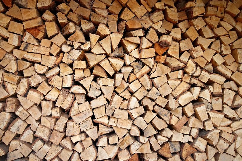 A rack with wood blocks by Caught By Light