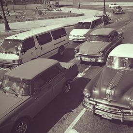 Vintage Havana Street Scene by Carolina Reina Photography