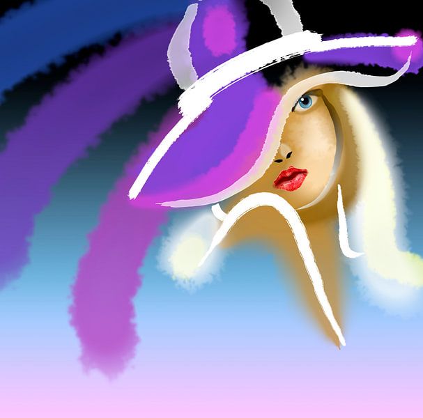 Girl with hat by Achim Prill