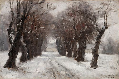 T C. Steele (American, 1847-1926)~Winter in München