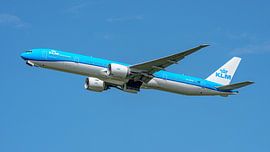 KLM Boeing 777-300ER passagiersvliegtuig.