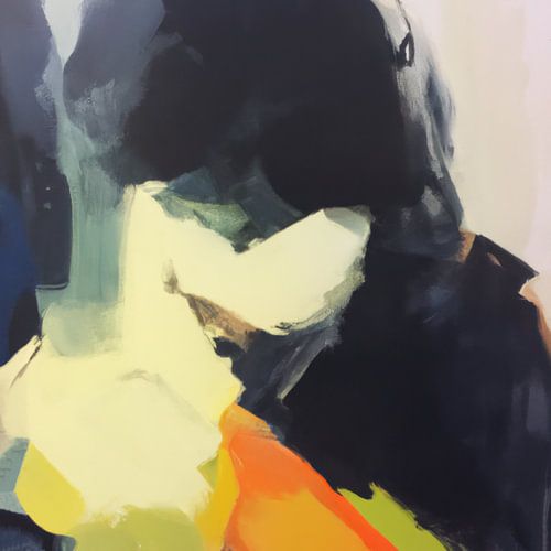 Modernes abstraktes Gemälde "warmes Glühen"