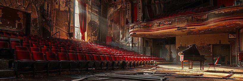 Abandoned theatre by Poster Art Shop