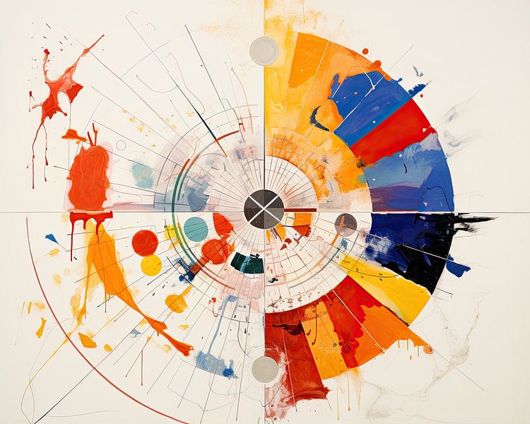 Coloré 141937 par Peinture Abstraite