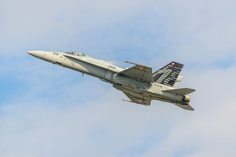 Équipe de démonstration solo du F/A-18 Swiss Hornet. par Jaap van den Berg