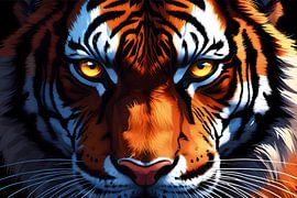Der Blick des Tigers von DNArt Gallery's