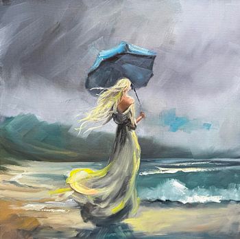 Celtic Beauty in the Rain