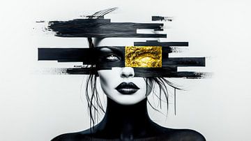 Golden Eye - Het zicht achter de duisternis van Klaus Tesching - Art-AI