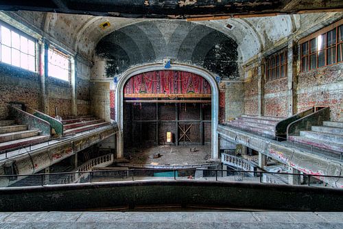 Der verlassene Cine Varia, irgendwo in Belgien