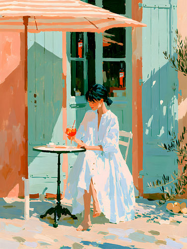 Aperitif in der Nachmittagssonne