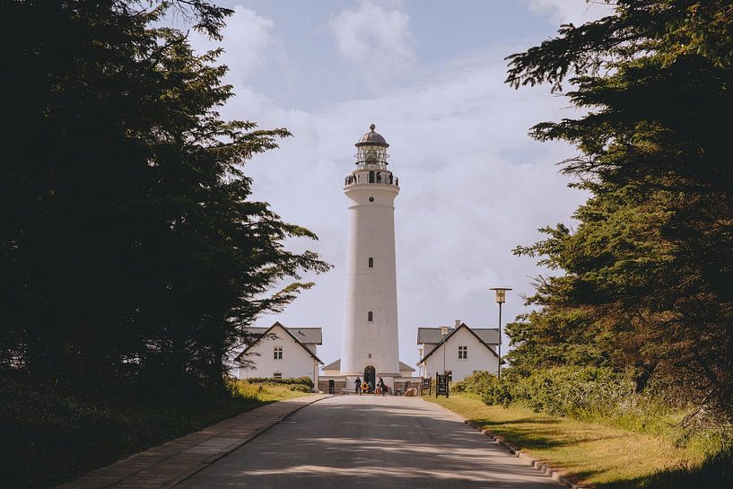 Phare de Hirtshals au Danemark par une journée ensoleillée par Joyce van Doorn