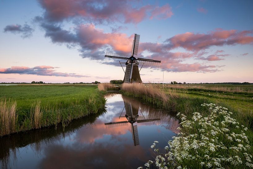 Molen de Meervogel bij Hoeksmeer van Rick Goede