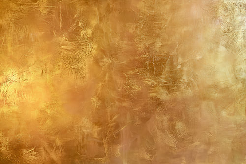 Goud Abstract Schilderij – Elegant Lichtspel