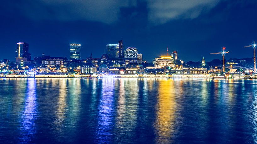 Hamburgse skyline van Sven Frech