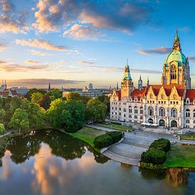 Hôtel de ville de Hanovre, Allemagne sur Michael Abid