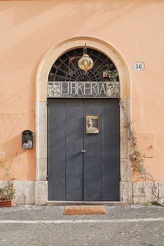 De Libreria Deur In De Stad Rome, Italië