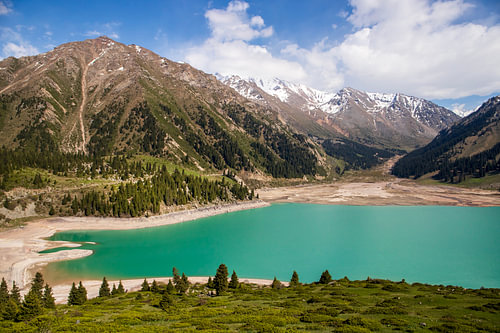 Big Almaty Lake, Kazakhstan – a turquoise mountain lake in the Tian Shan