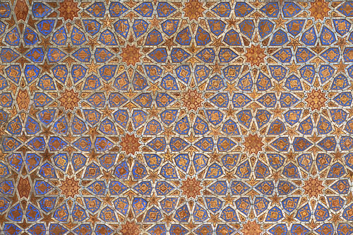 Perzisch geometrisch tegelwerk