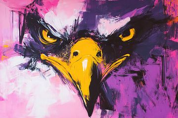 Watchful Vigilance in Pink van De Mooiste Kunst