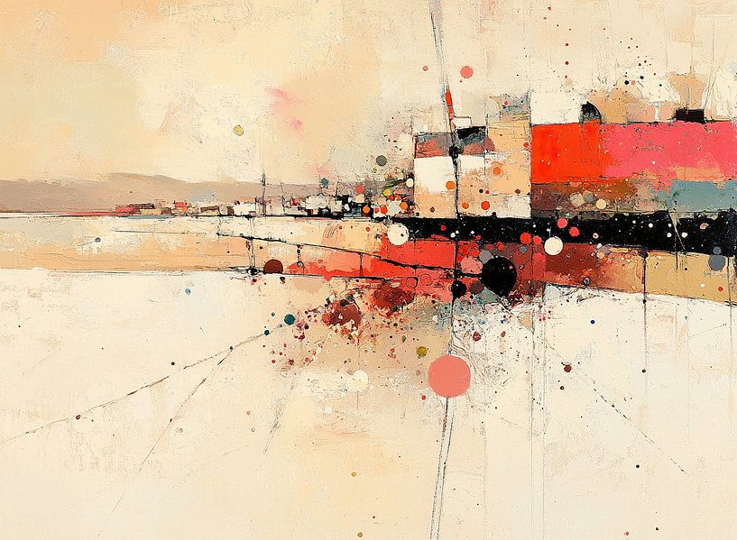 Explosion de couleurs | Abstraction vivante par Zen et Plus