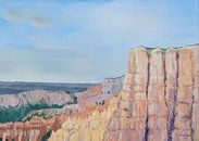 Bryce Canyon National Park, acryl schilderij van Marlies Huijzer van Martin Stevens thumbnail