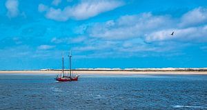 Segelschiff vor der Küste von Terschelling