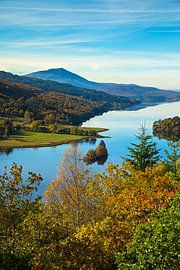 Queen's View looking over Loch Tummel; Perth and Kinross; Scotla by Arch White