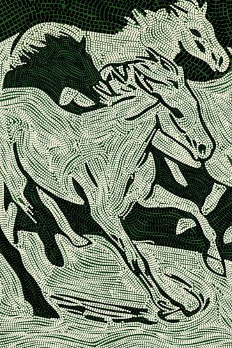 Chevaux en mosaïque