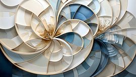 Snail shell flowers by Heike Hultsch