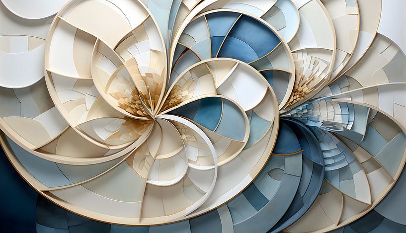 Snail shell flowers by Heike Hultsch